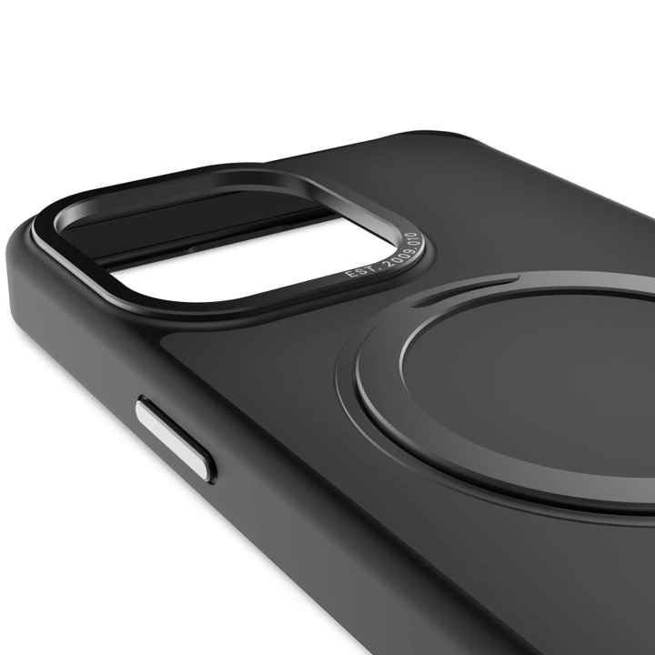 LOOP STAND BACKCOVER IPHONE 15 PRO FROSTED BLACK