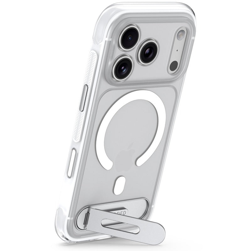 CASE DECODED HYBRID STAND IPHONE 18 PRO FROSTED WHITE