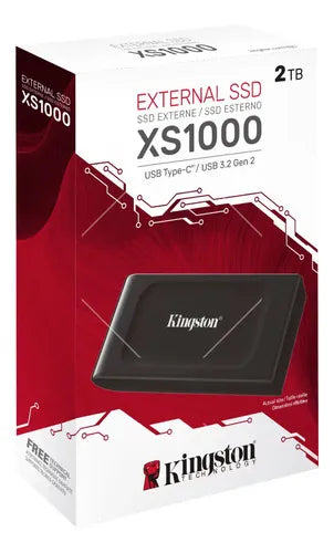 DISCO DURO KINGSTON XS1000 PORTABLE SSD 2 TB USB-C BLACK