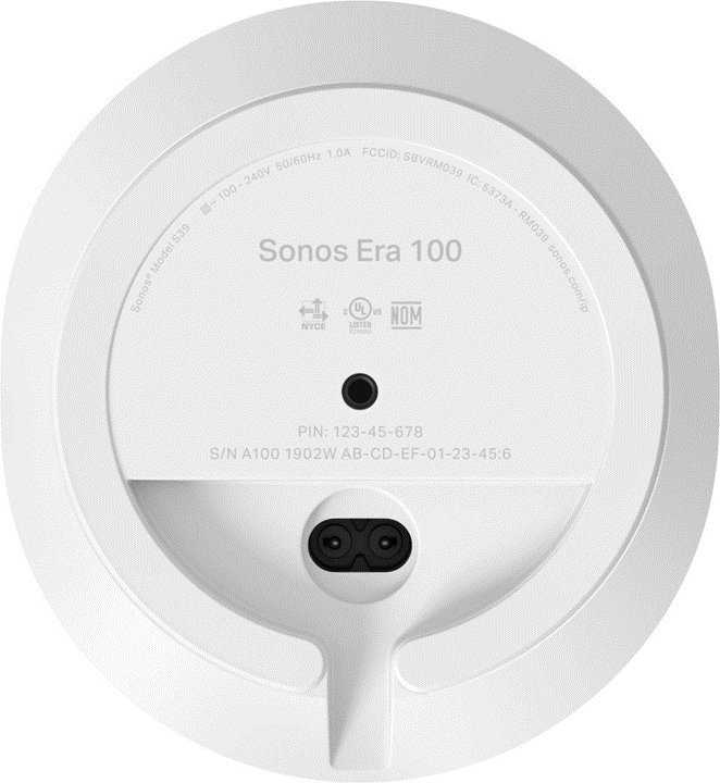 Sonos Era 100 Wireless Speaker  White