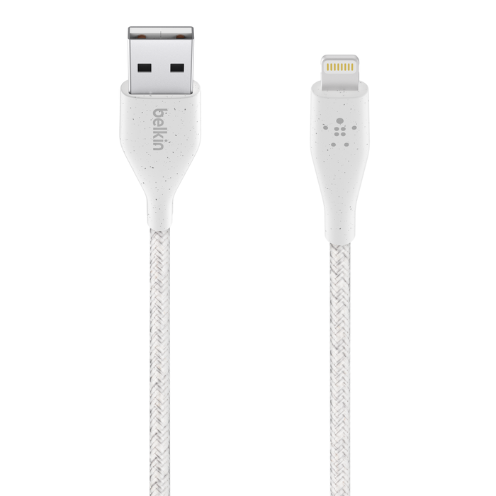 CABLE DURATEK  PLUS LIGHTNING A USB-A CON CORREA