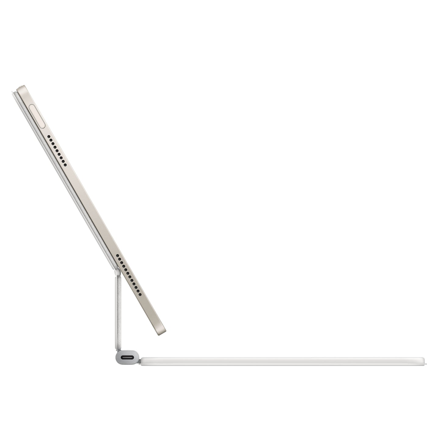 Magic Keyboard para el iPad Air de 11 pulgadas (M3) – Español (América Latina) – Blanco