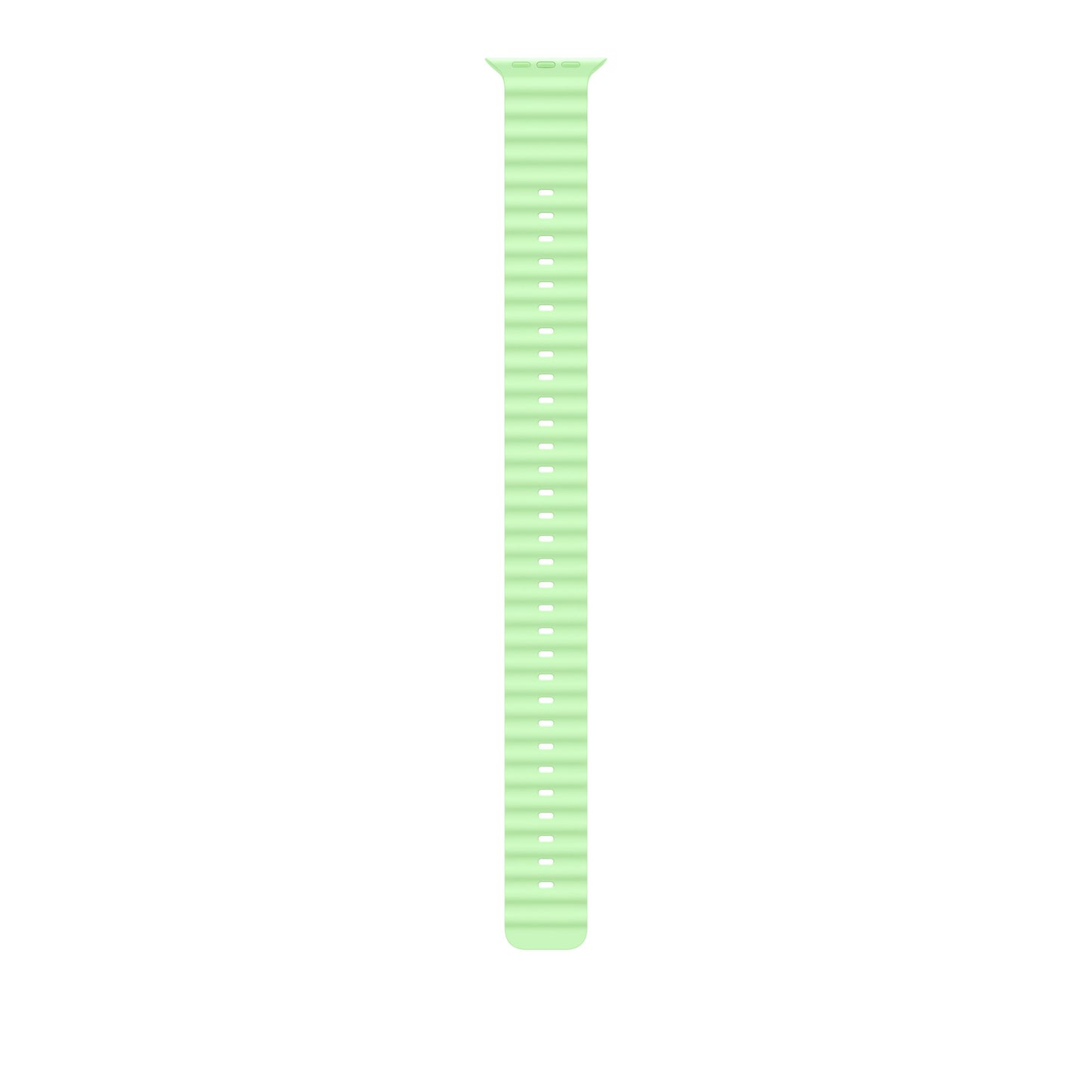 49mm-neon-green-ocean-band-extension-natural-titanium-finish_MGCG4