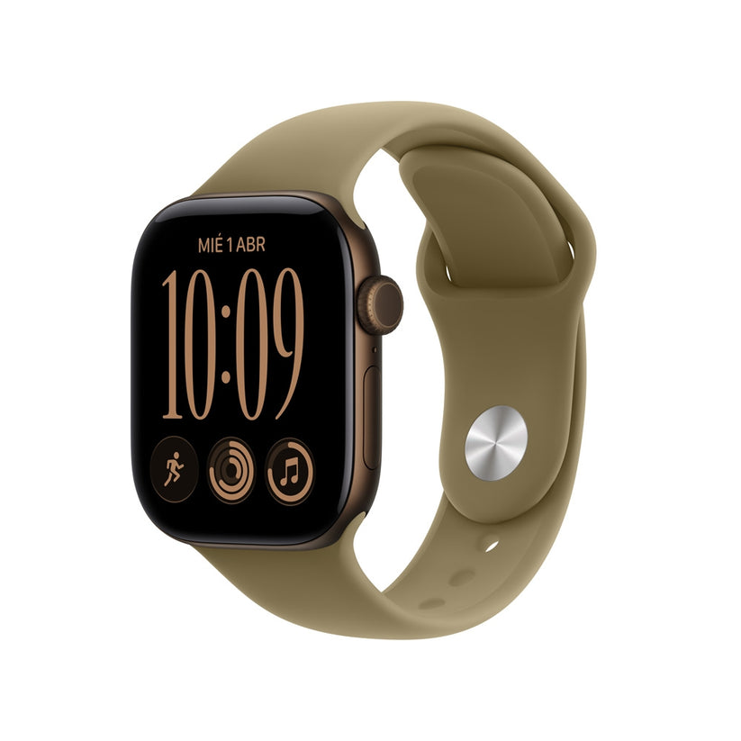 Apple_Watch_Series_12_42mm_GPS_plus_Cellular_Dark_Bronze_Aluminum_Sport_Band_Olive_PDP_Image_Position_1__LAES