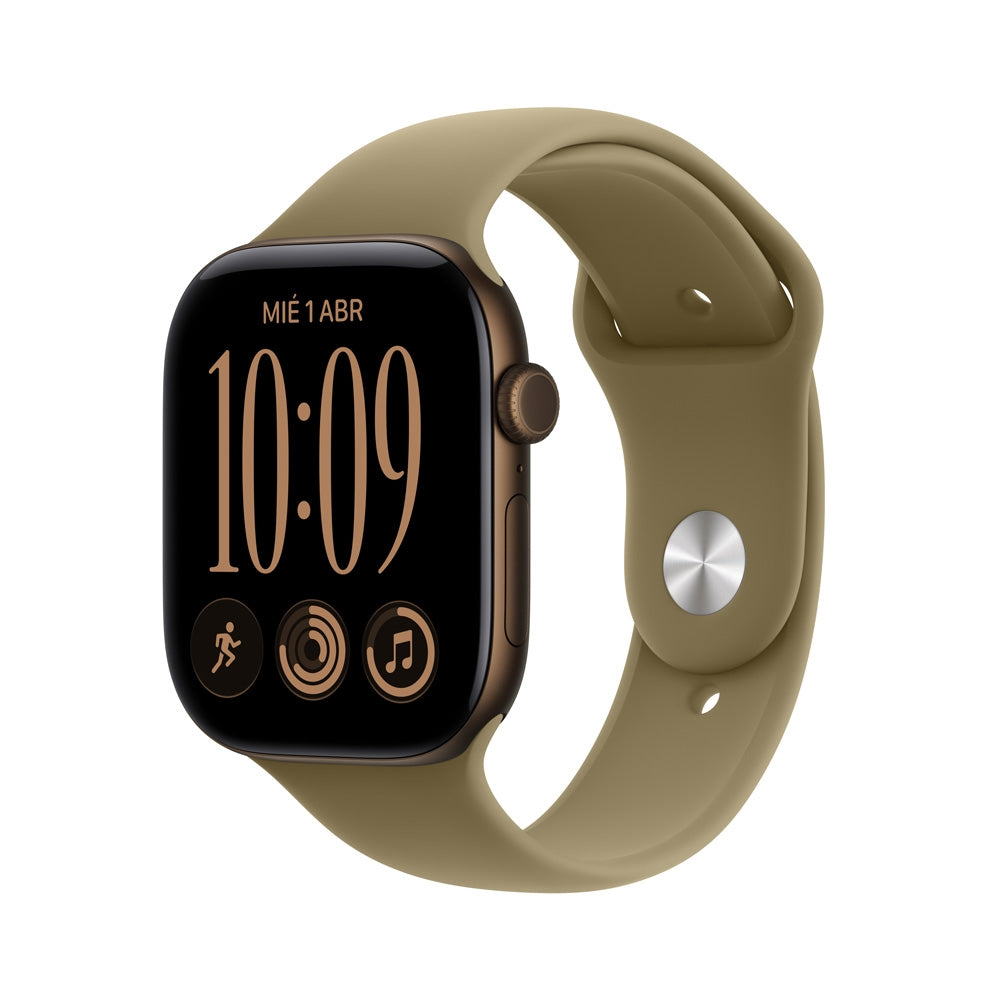 Apple_Watch_Series_12_46mm_GPS_plus_Cellular_Dark_Bronze_Aluminum_Sport_Band_Olive_PDP_Image_Position_1__LAES