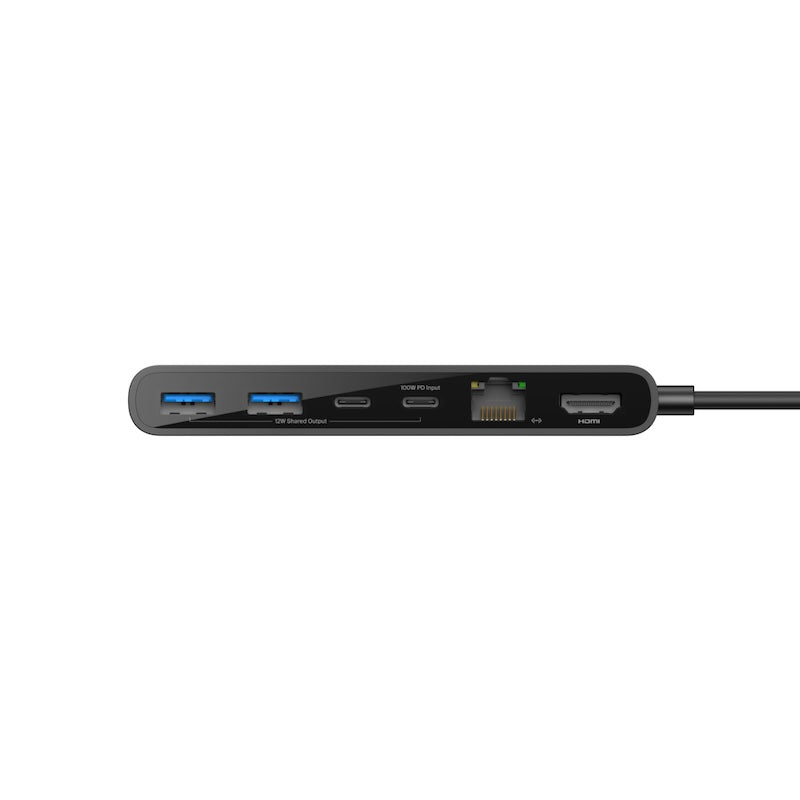 MULTIPUERTO BELKIN USB-C 8 EN 1 ETHERNET SPACE GRAY
