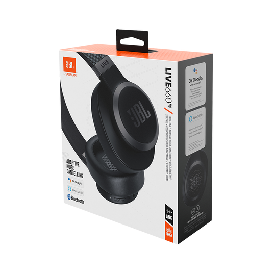 Auriculares JBL LIVE 660NC Over-ear Bluetooth Noise Cancelling  - Negro