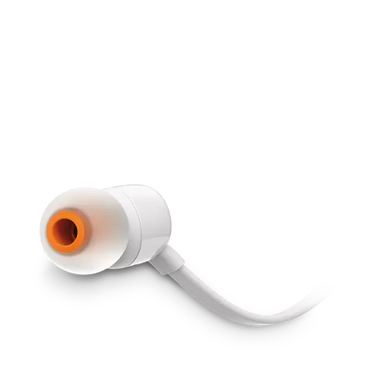 AUDIFONOS JBL TUNE 110 IN EAR 3.5 MM WHITE