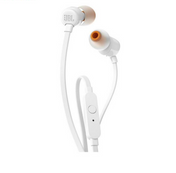 AUDIFONOS JBL TUNE 110 IN EAR 3.5 MM WHITE