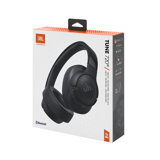 AUDIFONOS JBL TUNE 720 ON EAR BLUETOOTH BLACK