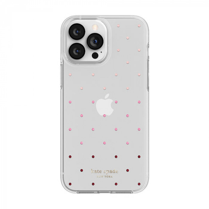 KATE SPADE NEW/PINK/CLEARYORK CASE FOR IPHONE 13 PRO MAX