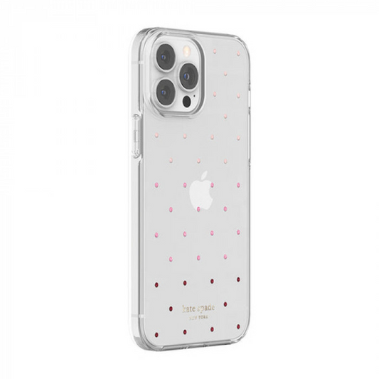 KATE SPADE NEW/PINK/CLEARYORK CASE FOR IPHONE 13 PRO MAX