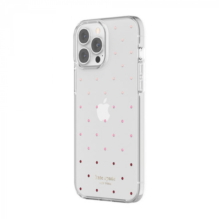 KATE SPADE NEW/PINK/CLEARYORK CASE FOR IPHONE 13 PRO MAX