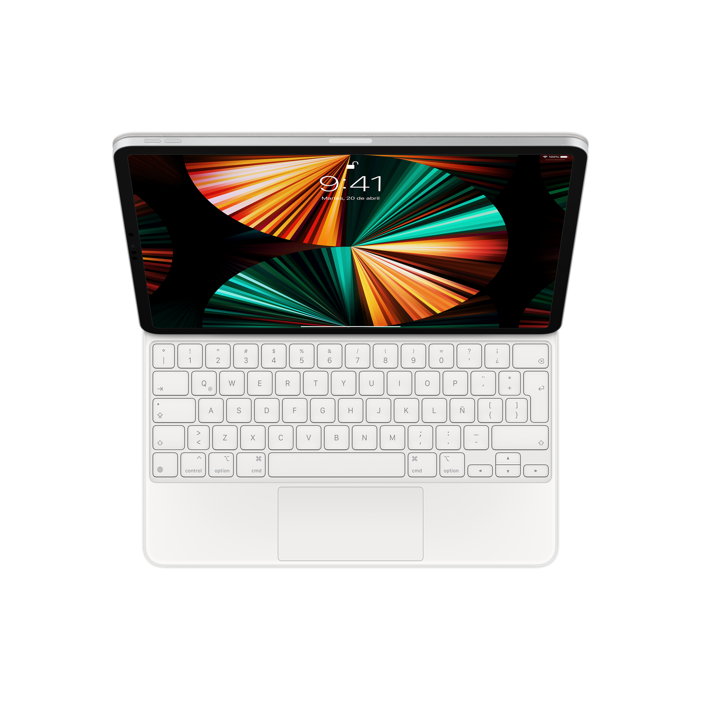 Magic Keyboard para el iPad Pro de 12,9 pulgadas (5.ª generación) - Blanco