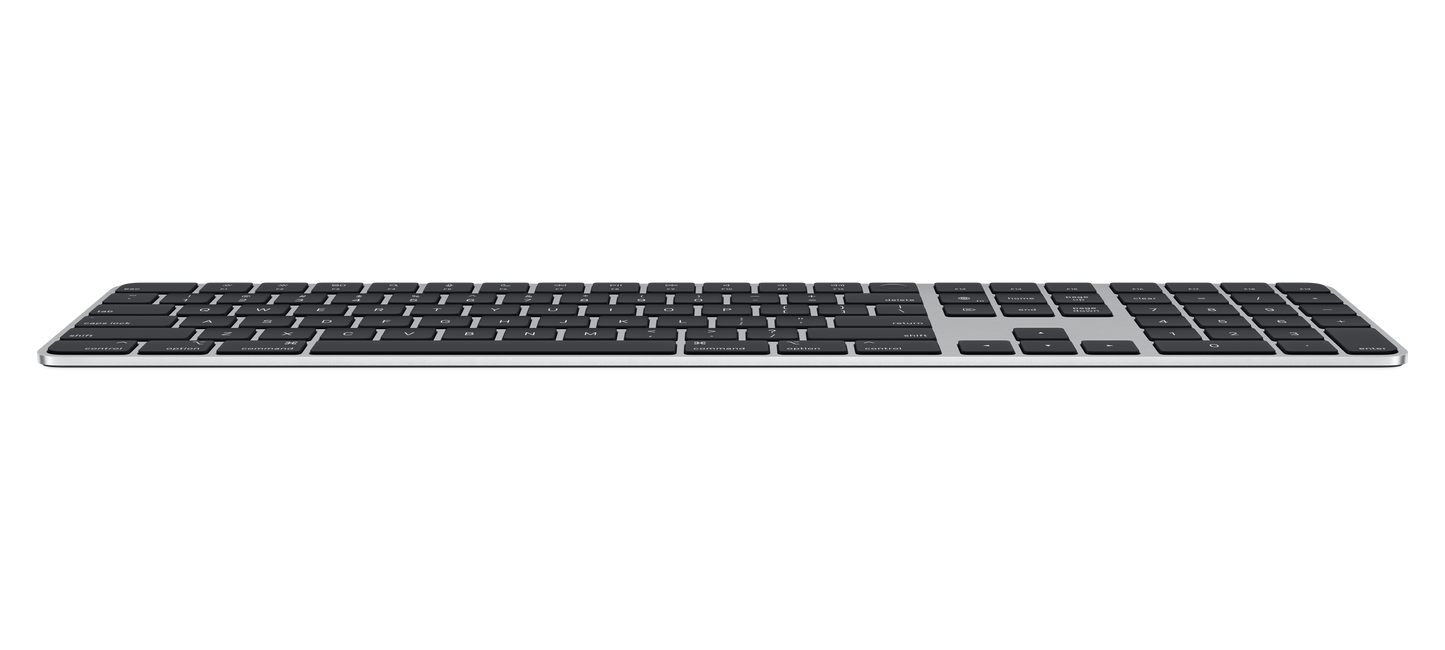 Magic Keyboard con Touch ID y Teclado Numérico para modelos Mac con Apple Silicon -Español (Latino America)- Teclas Negras