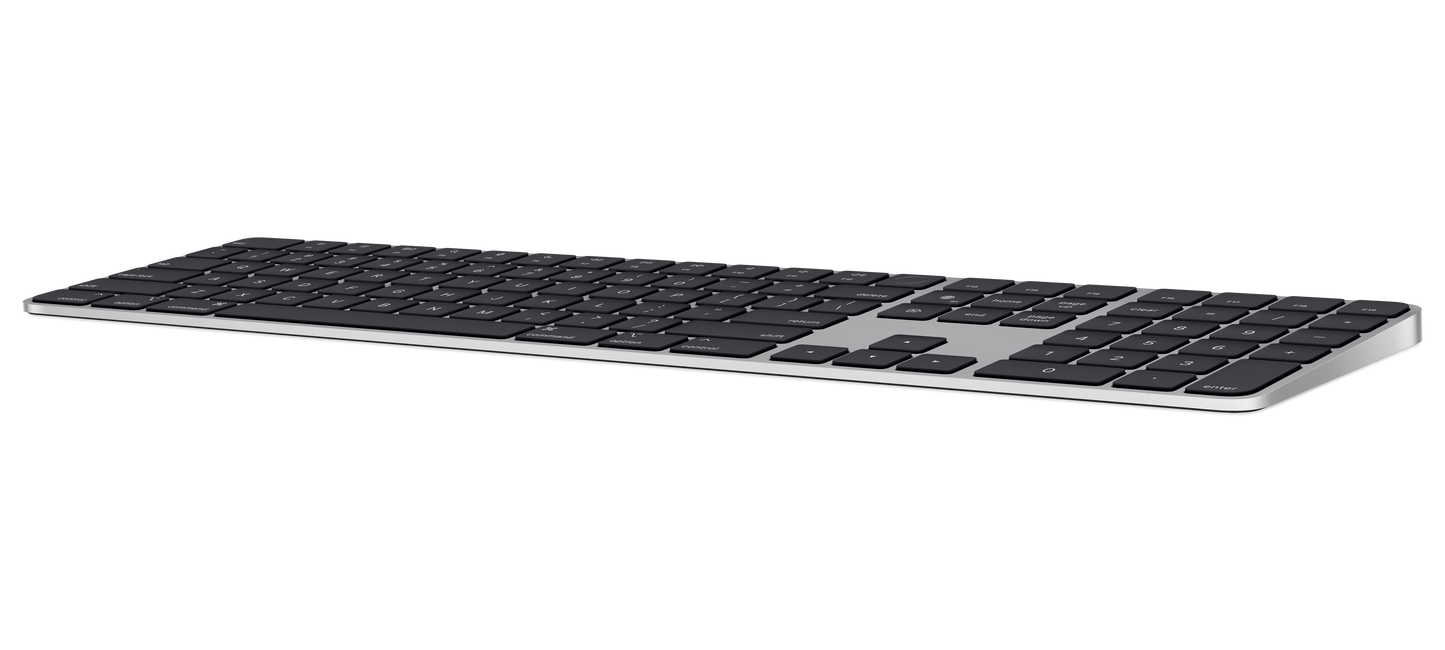 Magic Keyboard con Touch ID y Teclado Numérico para modelos Mac con Apple Silicon -Español (Latino America)- Teclas Negras