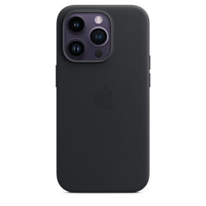 Funda de piel con MagSafe para el iPhone 14 Pro - Medianoche