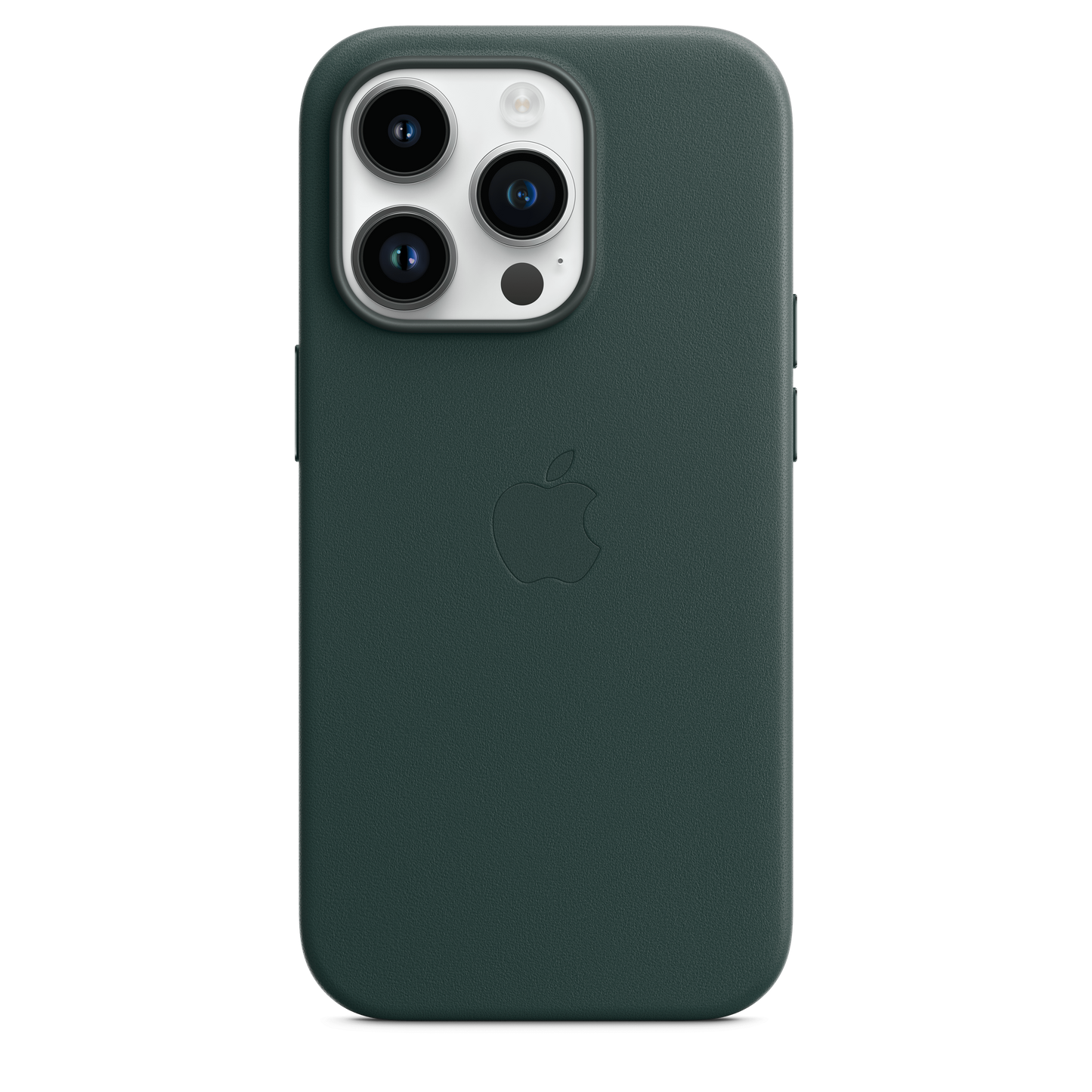 Funda de piel con MagSafe para el iPhone 14 Pro - Verde bosque