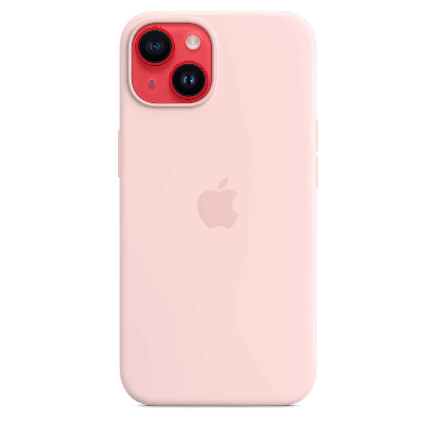 Funda de silicona con MagSafe para el iPhone 14 - Rosa caliza