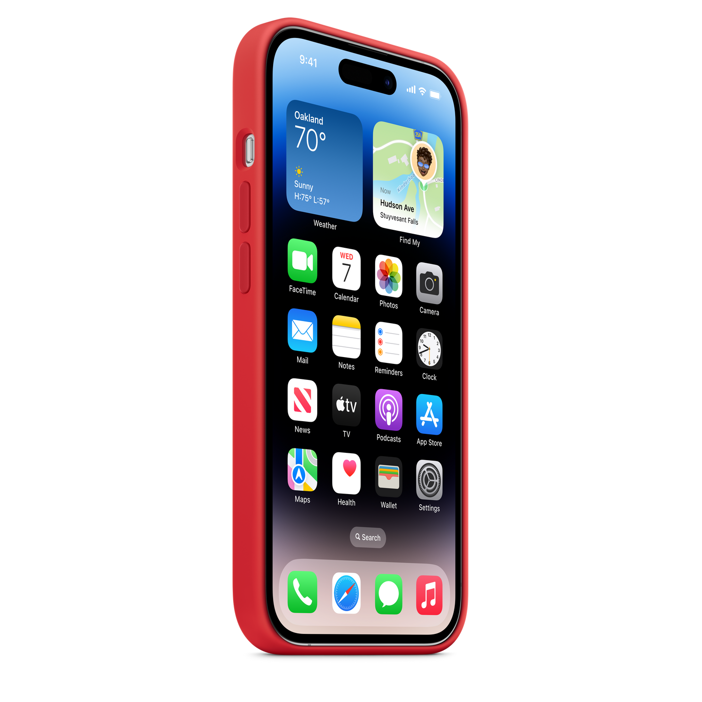 Funda de silicona con MagSafe para el iPhone 14 Pro - (PRODUCT)RED