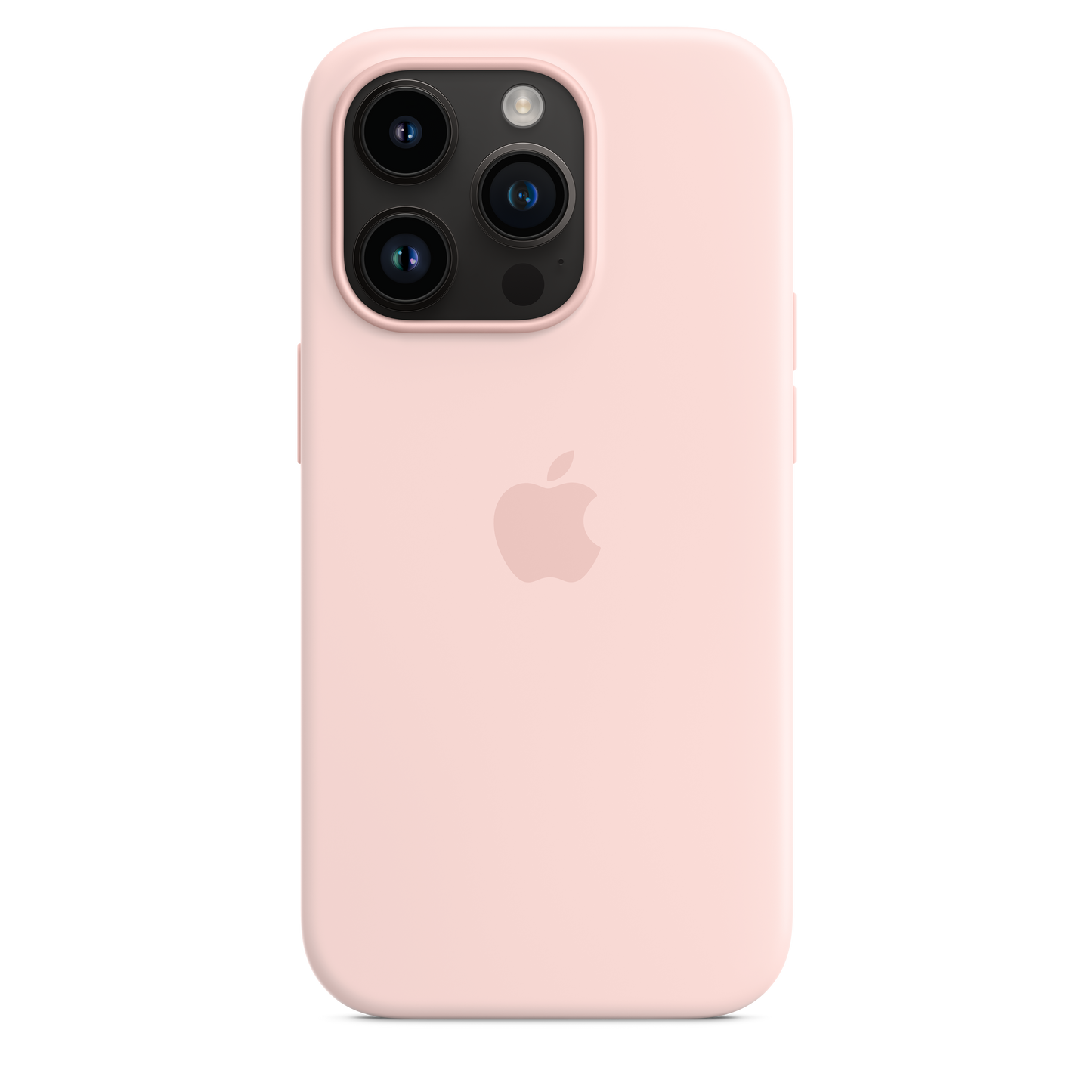 Funda de silicona con MagSafe para el iPhone 14 Pro - Rosa caliza