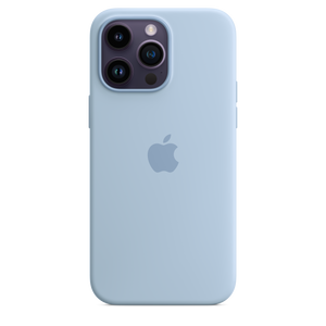 Funda de silicona con MagSafe para el iPhone 14 Pro Max - Azul celeste