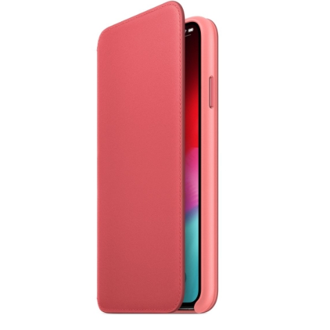 Case Folio de piel APPLE INC para iPhone Xs Max - Rosa Peonia