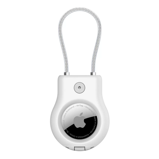PROTECTOR BELKIN PARA AIRTAG CON GUAYA DE SEGURIDAD - WHITE