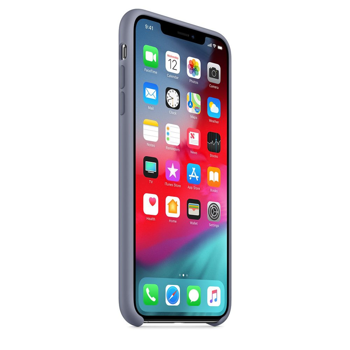 Case Protector Apple de silicona para iPhone Xs Max  - Lavanda