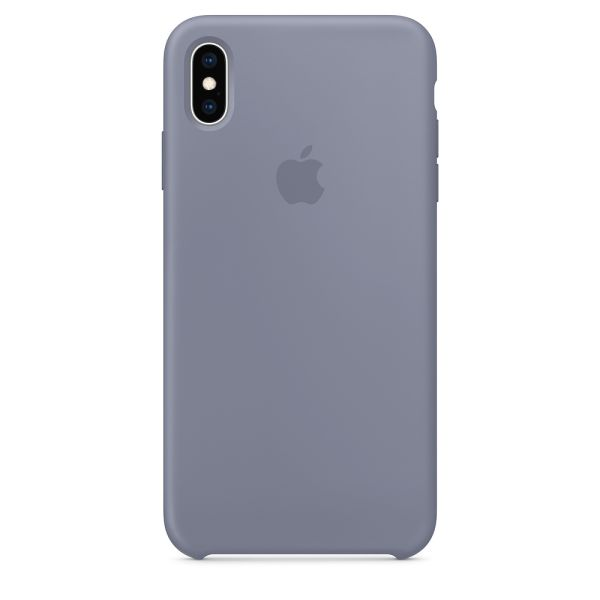 Case Protector Apple de silicona para iPhone Xs Max  - Lavanda