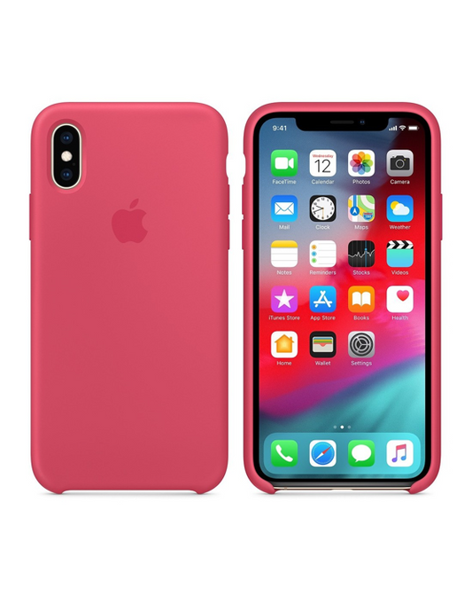 Case Nectarine De Silicona Para iPhone XS - Hibisco