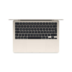 MacBook Air de 13 pulgadas: Chip M3 de Apple con CPU de 8 núcleos y GPU de 8 núcleos, 256 GB SSD - Blanco estrella