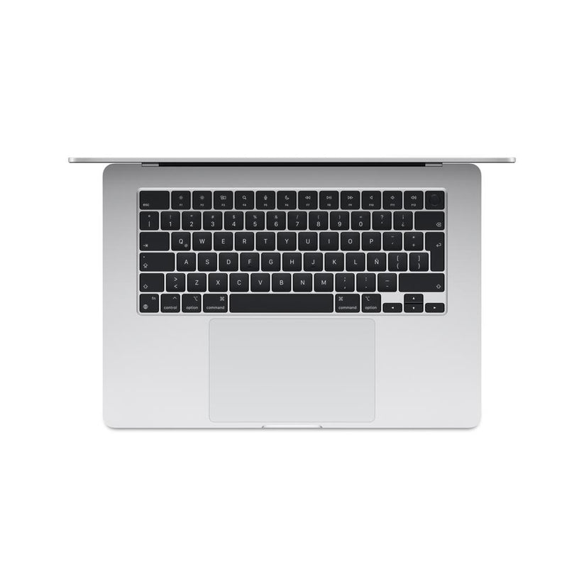 MacBook Air de 15 pulgadas: Chip M3 de Apple con CPU de 8 núcleos y GPU de 10 núcleos, 256 GB SSD - Plata