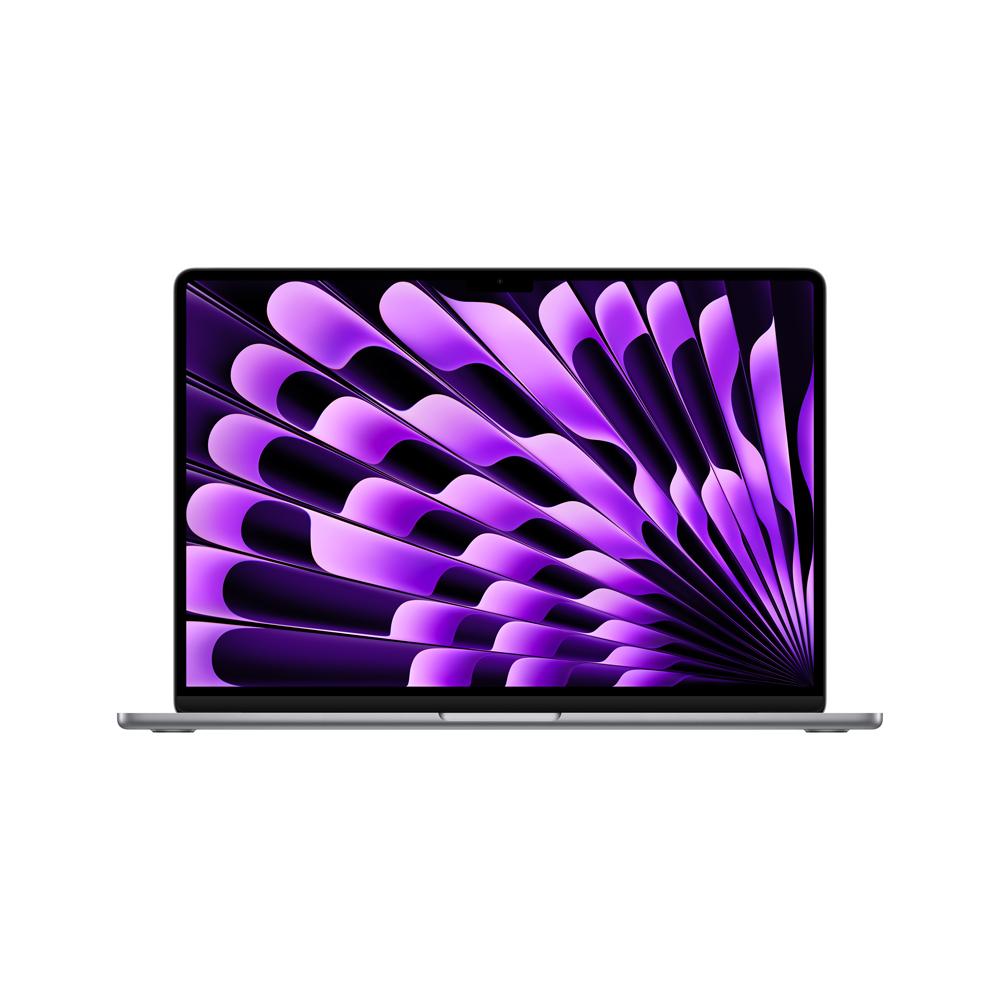 MacBook Air de 15 pulgadas: Chip M3 de Apple con CPU de 8 núcleos y GPU de 10 núcleos, 512 GB SSD - Gris espacial