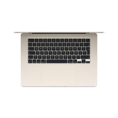 MacBook Air de 15 pulgadas: Chip M3 de Apple con CPU de 8 núcleos y GPU de 10 núcleos, 512 GB SSD - Blanco estrella
