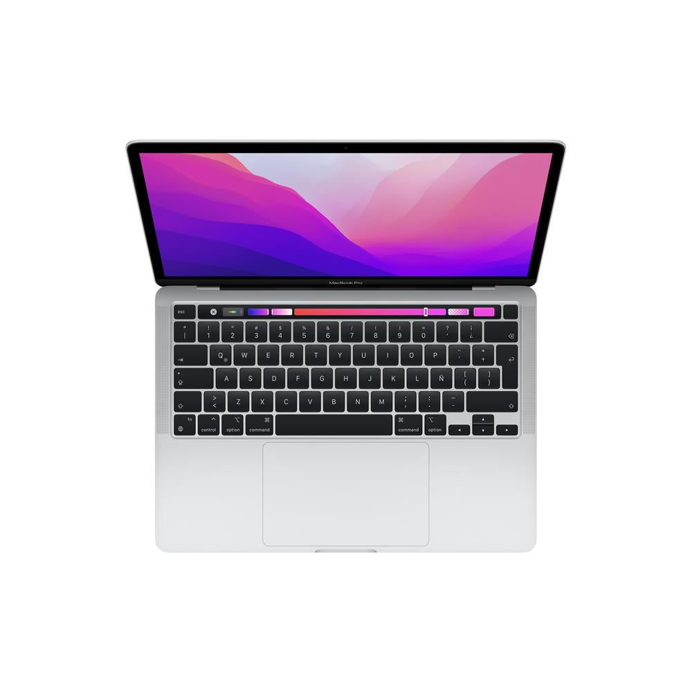 MacBook Pro de 13 pulgadas: Chip M2 de Apple con CPU de ocho núcleos y GPU de diez núcleos, 256 GB SSD - Plata