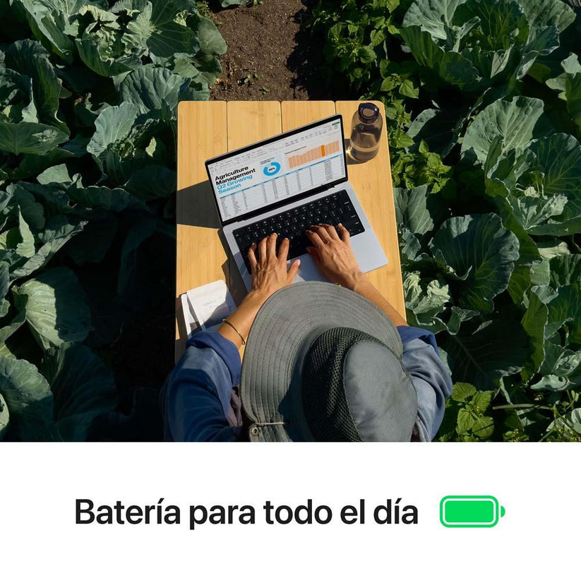 MacBook Pro de 14 pulgadas: Chip M4 de Apple con CPU de 10 núcleos y GPU de 10 núcleos, 1 TB SSD - Negro espacial