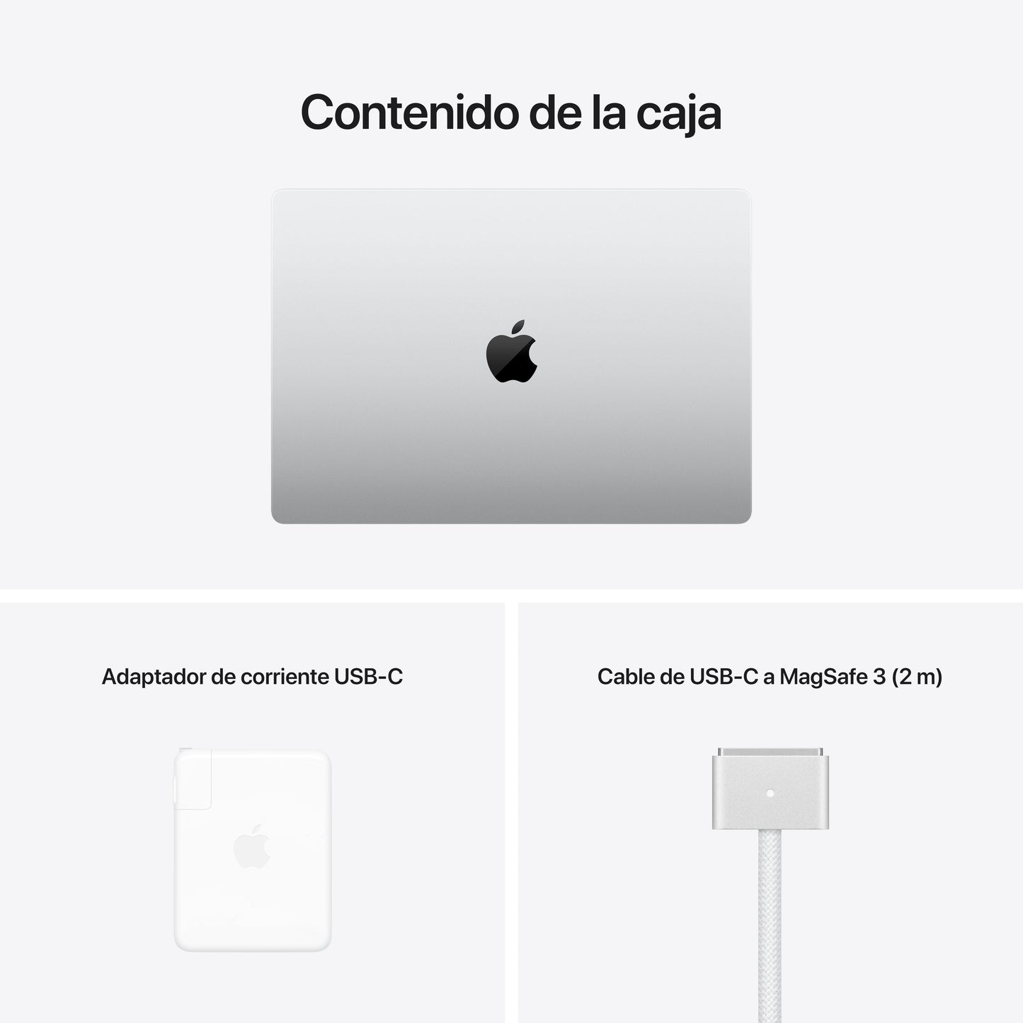 MacBook Pro de 16 pulgadas: Chip M1 Pro de Apple con CPU de diez núcleos y GPU de dieciséis núcleos, 512 GB SSD - Plata