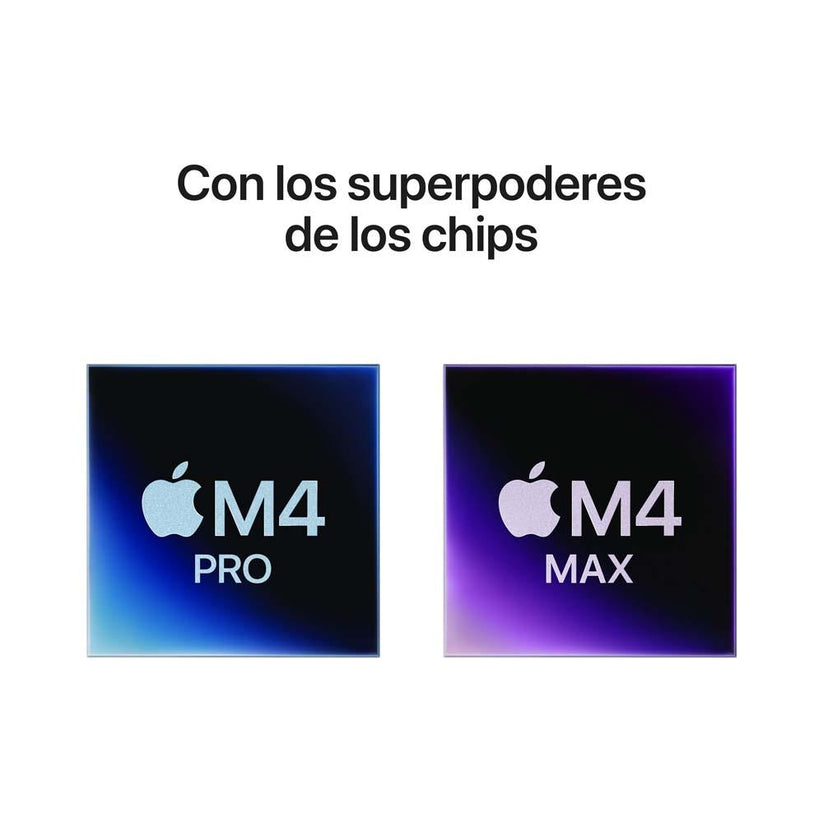 MacBook Pro de 16 pulgadas: Chip M4 Max de Apple con CPU de 16 núcleos y GPU de 40 núcleos, 1 TB SSD - Plata