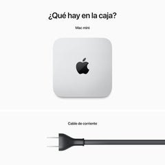 Mac mini: Chip M2 de Apple con CPU de ocho núcleos y GPU de diez núcleos, 256 GB SSD - Plata