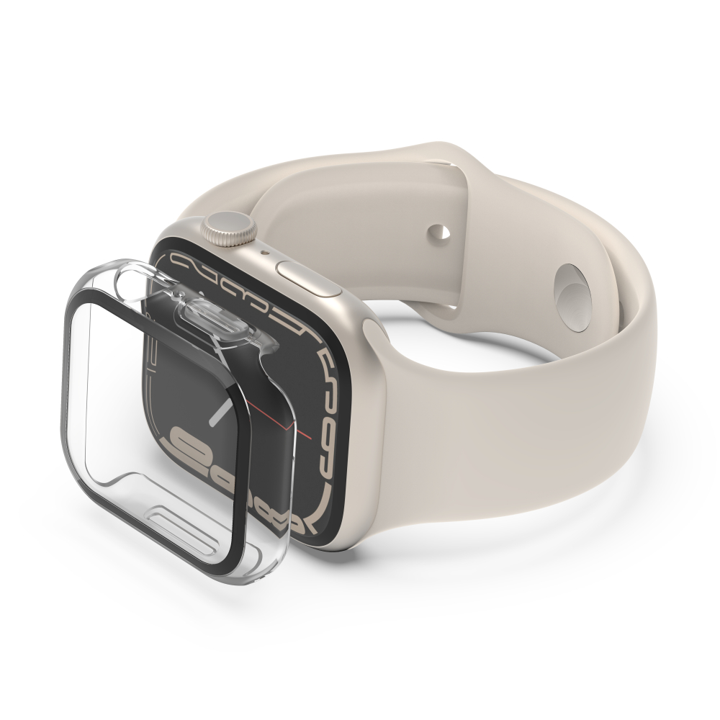 Bumper Protector De Pantalla 360 Belkin Apple Watch - Series (SE-4-5-6-7) - 41mm - Trasparente