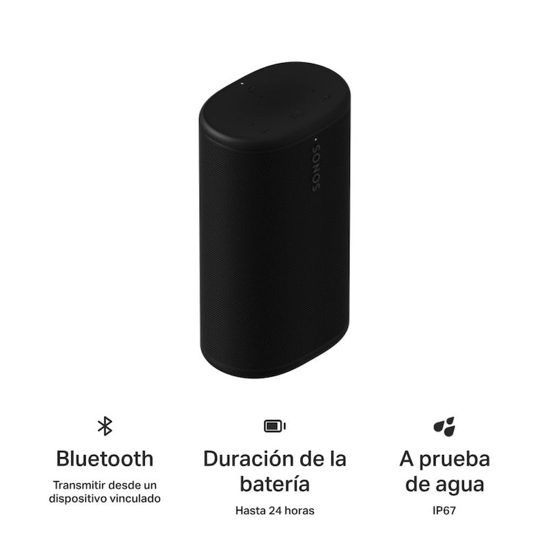 SPEAKER SONOS PLAY PORTABLE BLUETOOTH WIFI BLACK