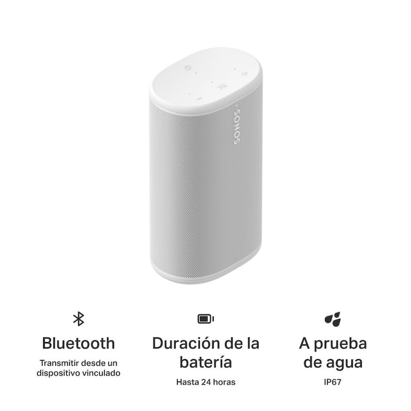 SPEAKER SONOS PLAY PORTABLE BLUETOOTH WIFI WHITE