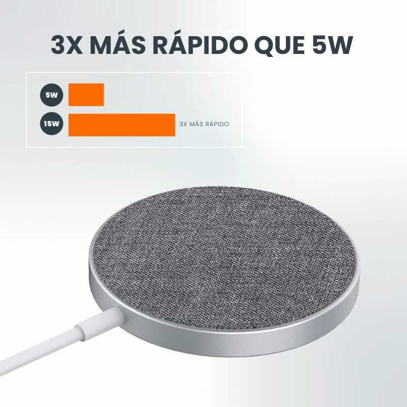 CABLE DE CARGA VENTEV CON MAGSAFE Qi2 15W GREY