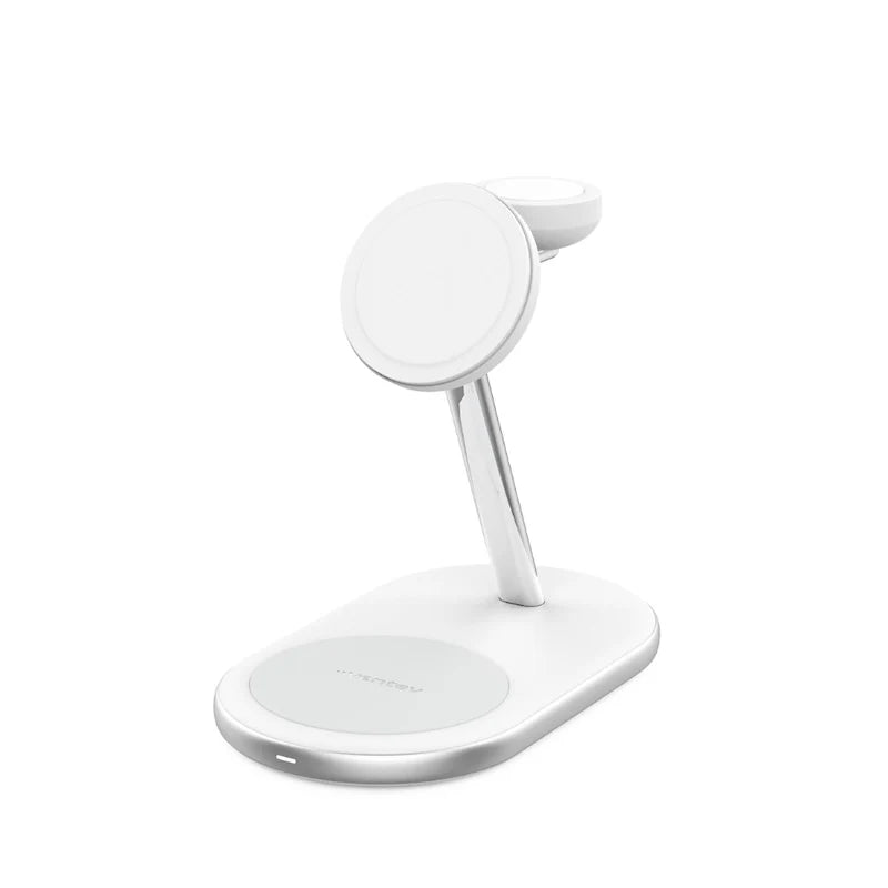 BASE DE CARGA VENTEV 3 EN 1 Qi2 15W MAGSAFE WHITE