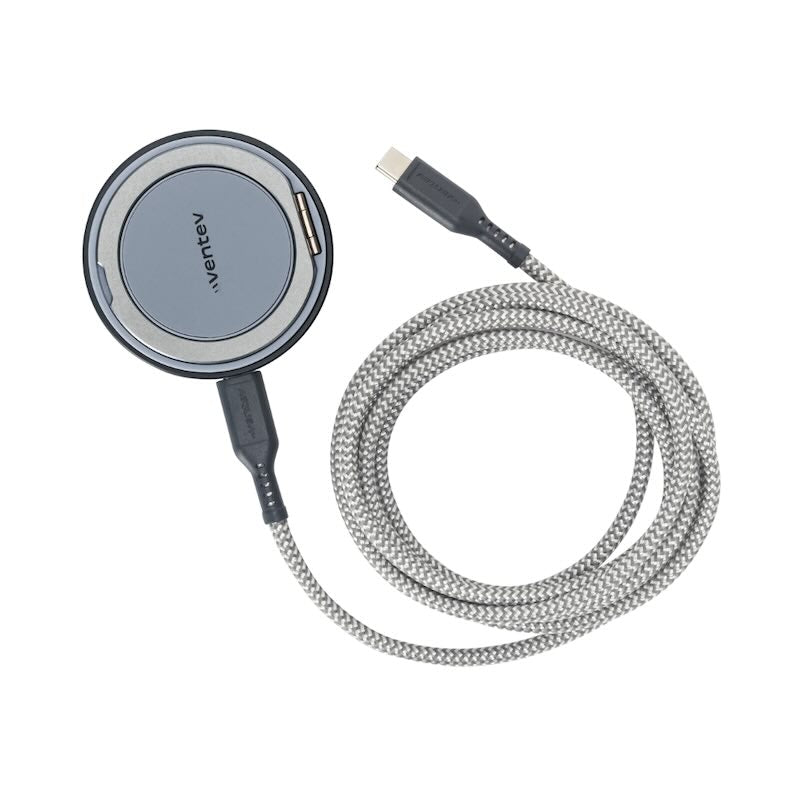 BASE DE CARGA VENTEV CON MAGSAFE Qi2 15W ULTRAFAST 360 GREY