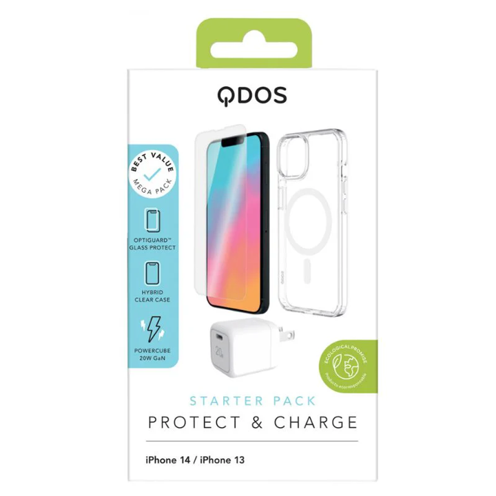 PACK QDOS STARTER PARA IPHONE 14/13.