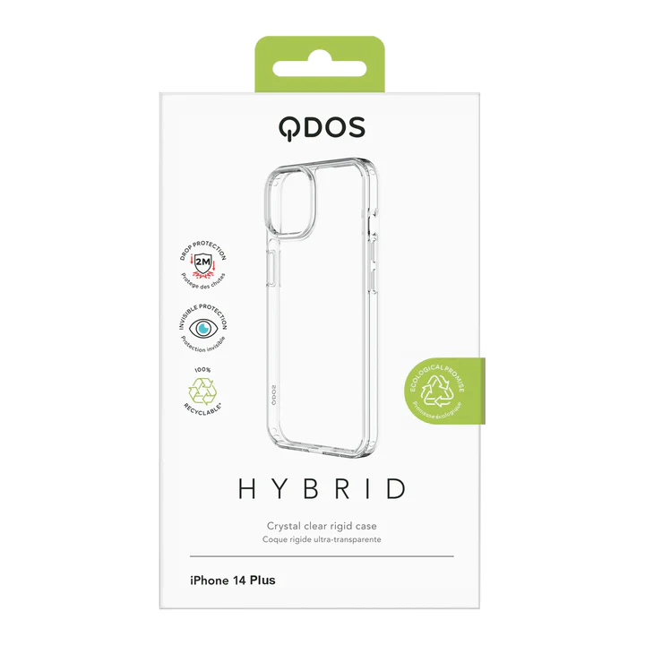 Case QDOS HYBRID Para iPhone 14 Plus - Transparente