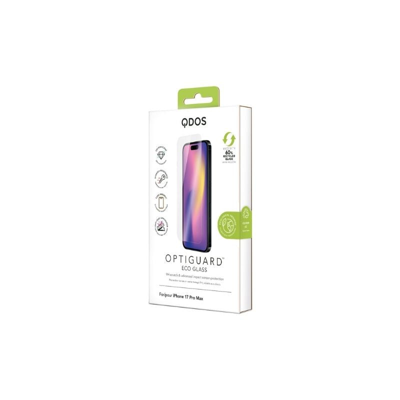 PROTECTOR DE PANTALLA QDOS OPTIGUARD IPHONE 17 PRO MAX