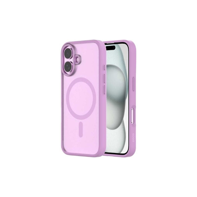 CASE QDOS HYBRID SOFT MAGSAFE SNAP IPHONE 16 PINK